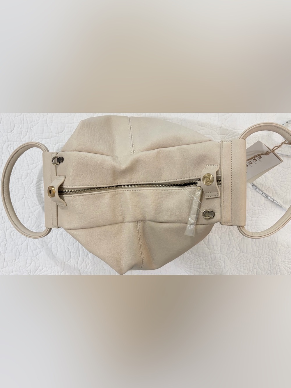 NWT Antik Kraft Cream Handbag w/crossbody strap with Interior Zipper Pocket - Picture 5 of 10